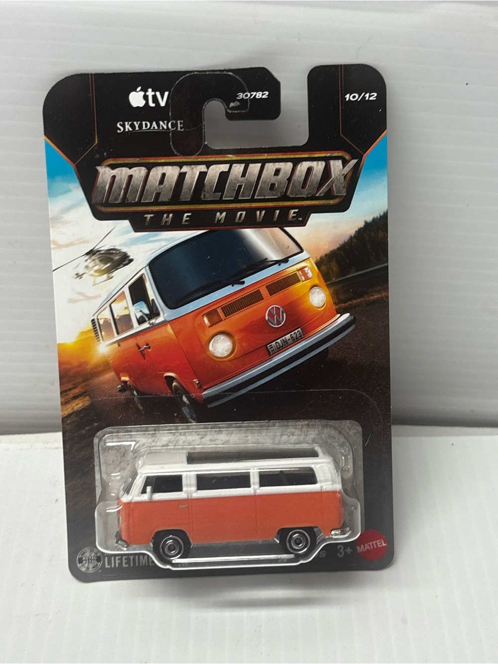 Matchbox The Movie 1973 Volkswagen T2B Bus 10/12 Orange Diecast 1:64 NEW